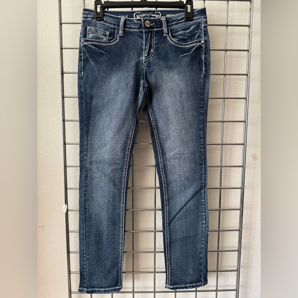 PROJECT/ INDIGO Skinny Ankle Women's Blue Jeans Size 7